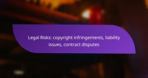 Legal Risks: copyright infringements, liability issues, contract disputes